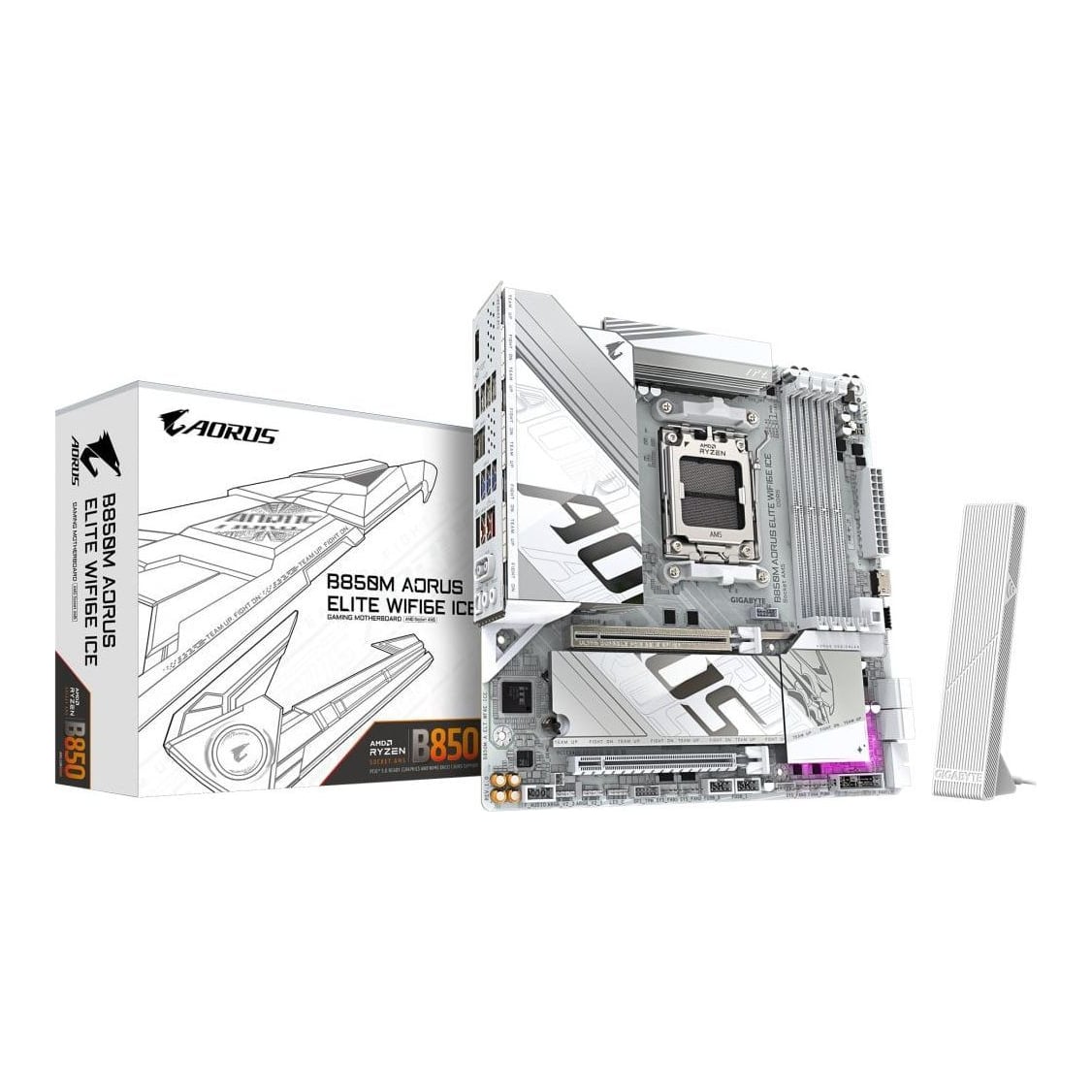 Motherboard Gigabyte B850M Aorus Elite WIFI6E Ice