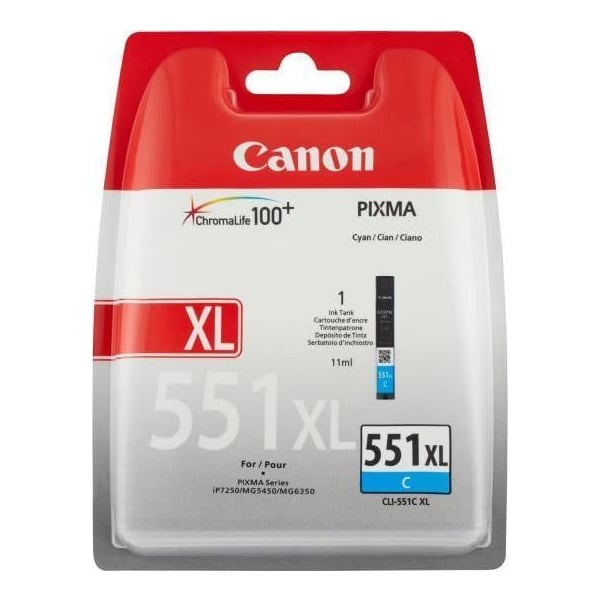 Canon CLI-551XL Cyan Inkjet Cartridge