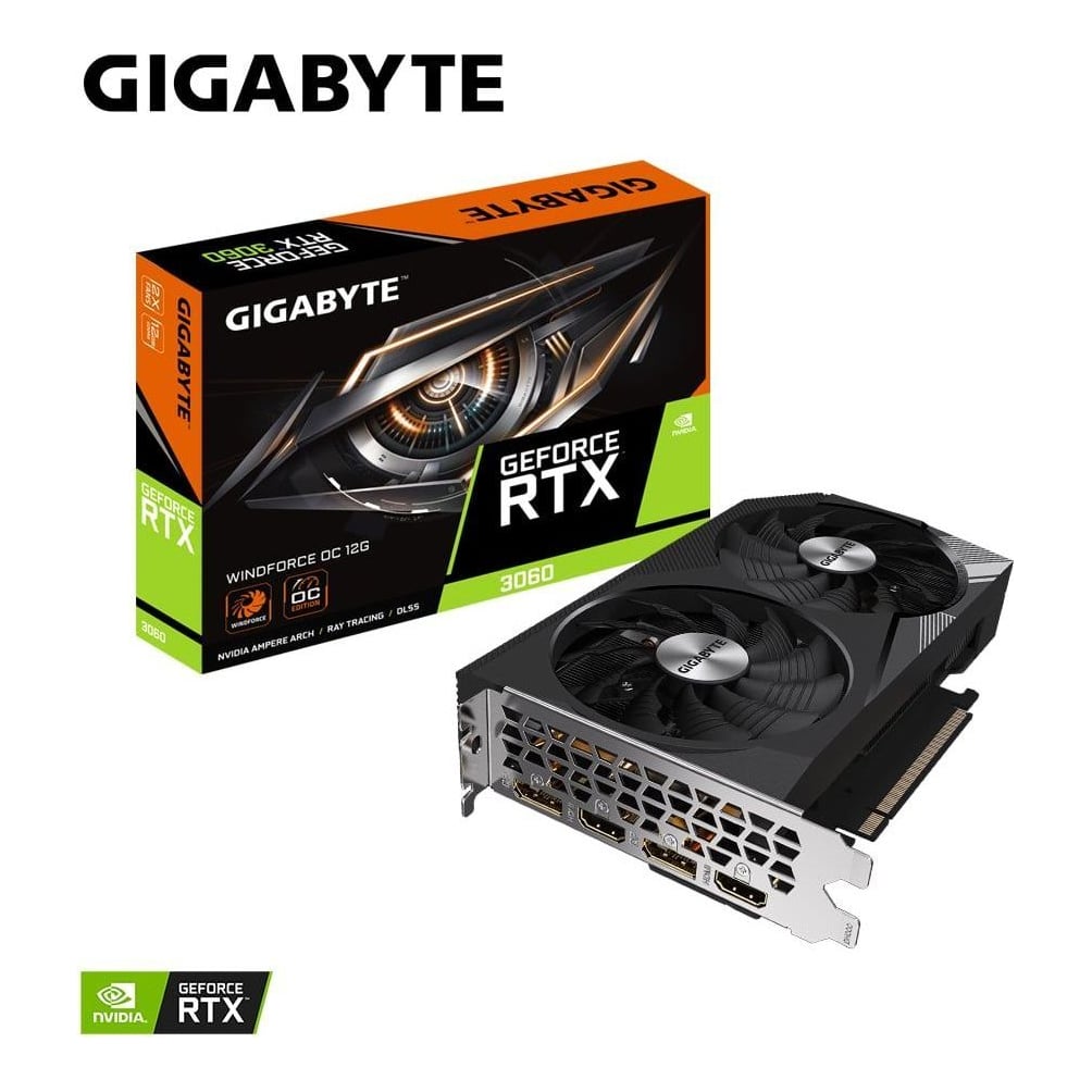 Gigabyte GB GeForce RTX 3060 Windforce Oc 12G V2