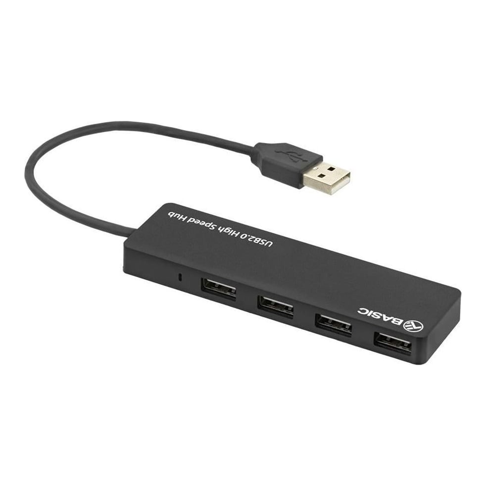 Hub USB 2.0 Tellur Basic, 4 port, negru