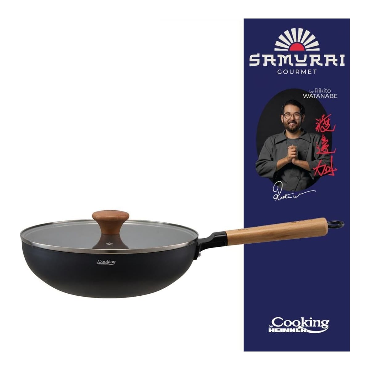 HEINNER Tigaie Wok+cap 26X7.5CM, Rikito Watanabe