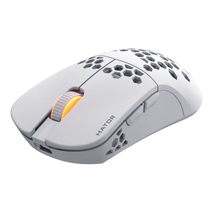 Mouse wireless Hator Stellar Pro, alb