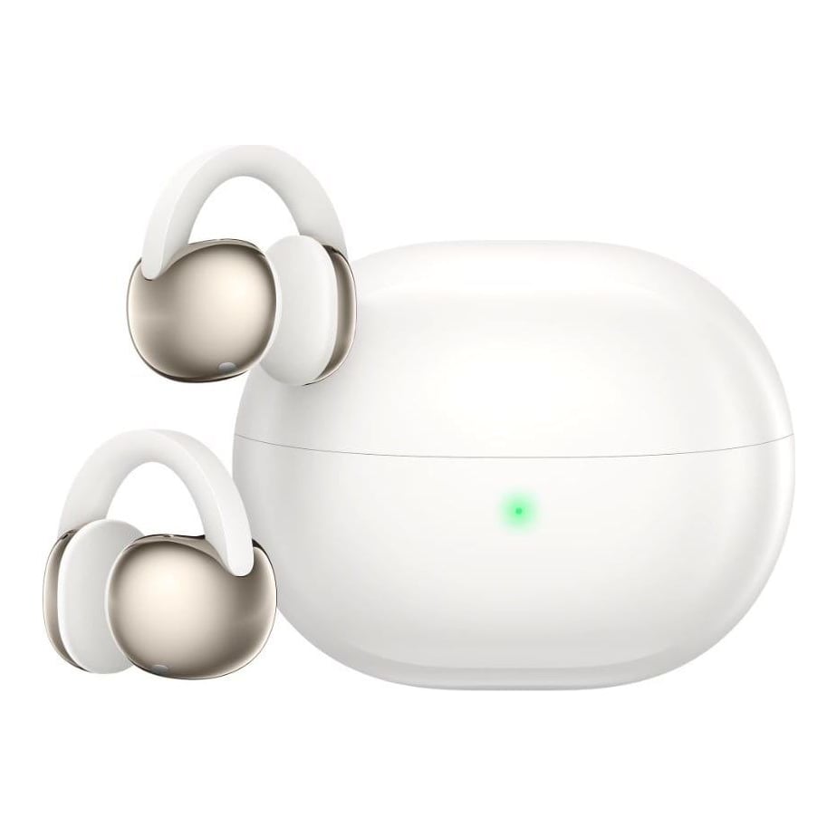 Casti Open-Ear TCL Crystal Clip, True Wireless, Bluetooth, IPX4 ,Autonomie 36 ore, White Gold