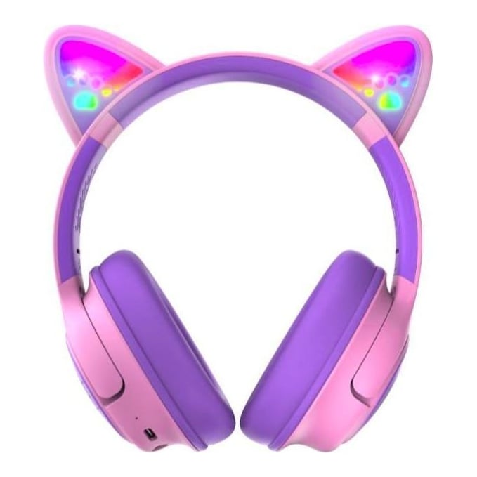 Casti Over-ear PowerLocus Bobo Cat Ears, Wireless, Multicolor