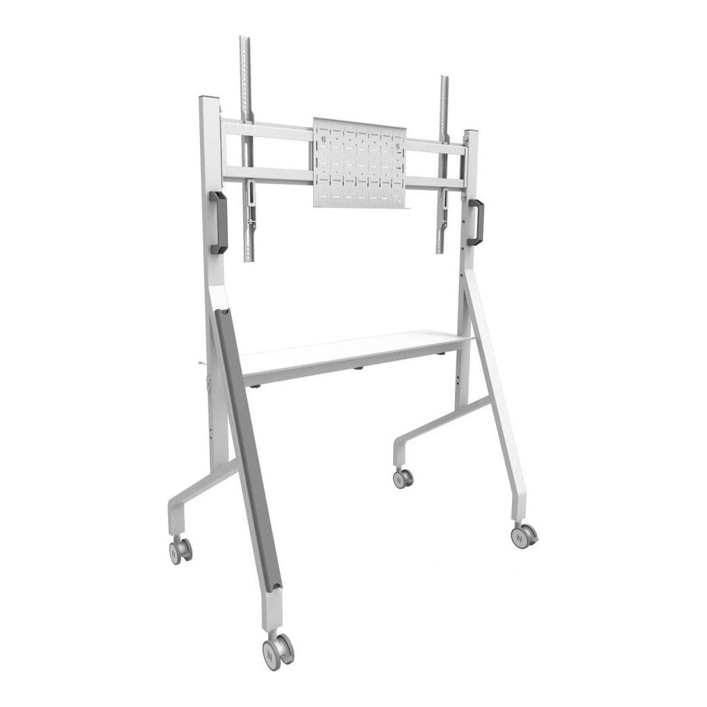 NEOMOUNTS Stand podea mobil/fix NM 55-86" 76kg alb