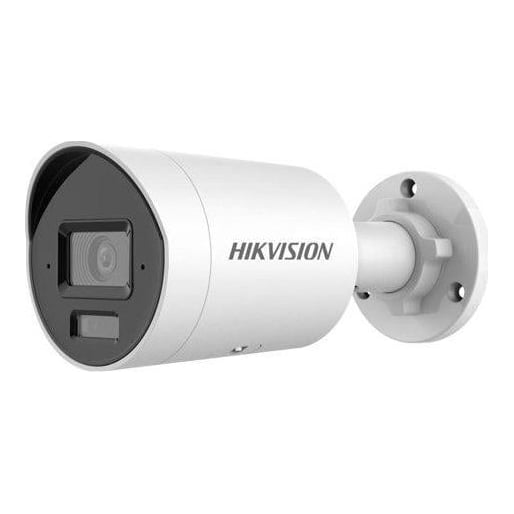 Hikvision DS-2CD2043G2-LI2U(2.8MM) IP Bullet Camera, 4 MP resolution (2688 × 1520); Image Sensor: 1/2.9" Progressive Scan CMOS; Fixed lens 2.8 mm (horizontal FOV 104°); Smart Hybrid Light technology (IR and White Light up to 40 m); Human and vehicle classification (Line crossing, Intrusion)