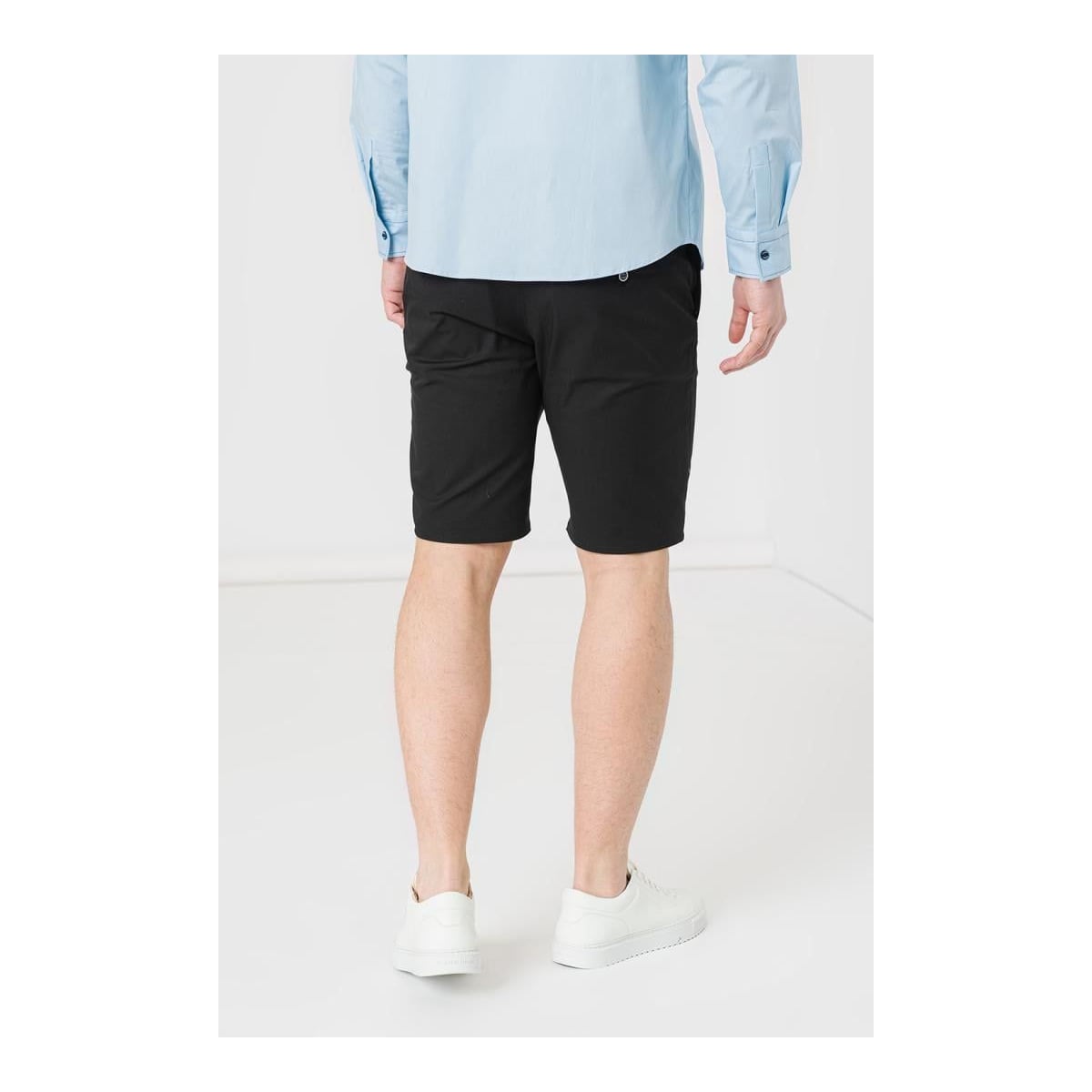 PEGAS Pantaloni Scurt Casual Barbati Black M