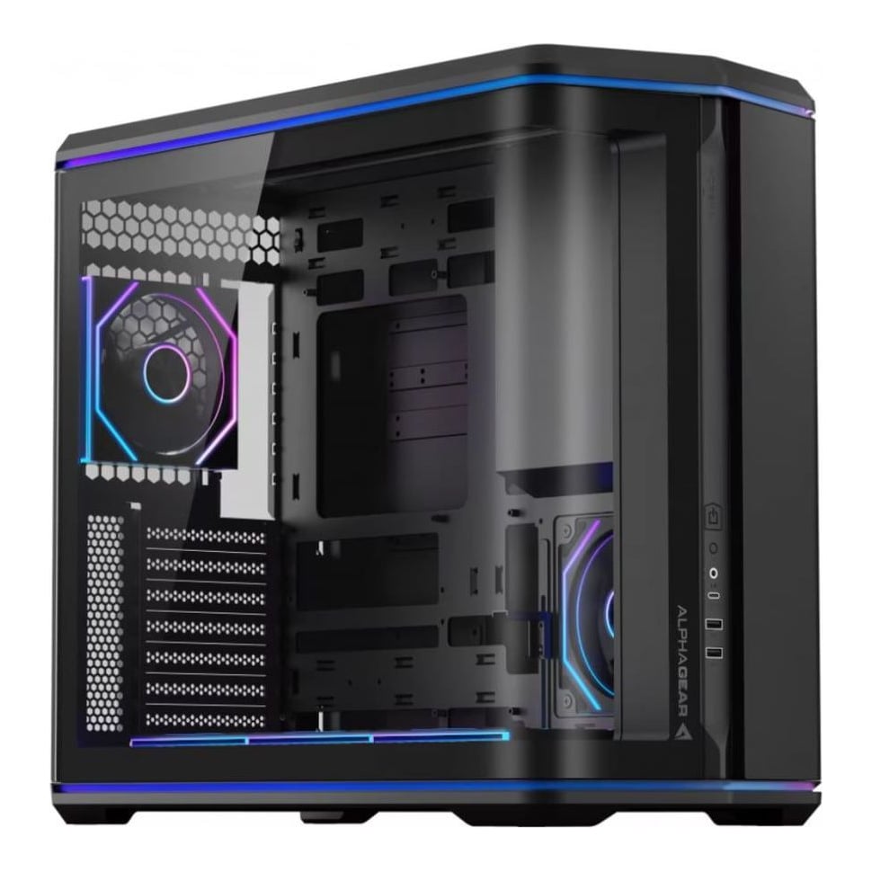 Carcasa ALPHAGEAR Nebula ARGB, Mid Tower, Black