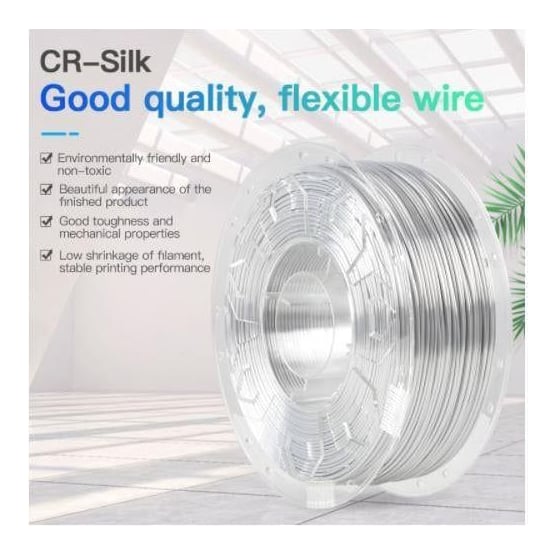 Creality 3D Print Filament Silk White