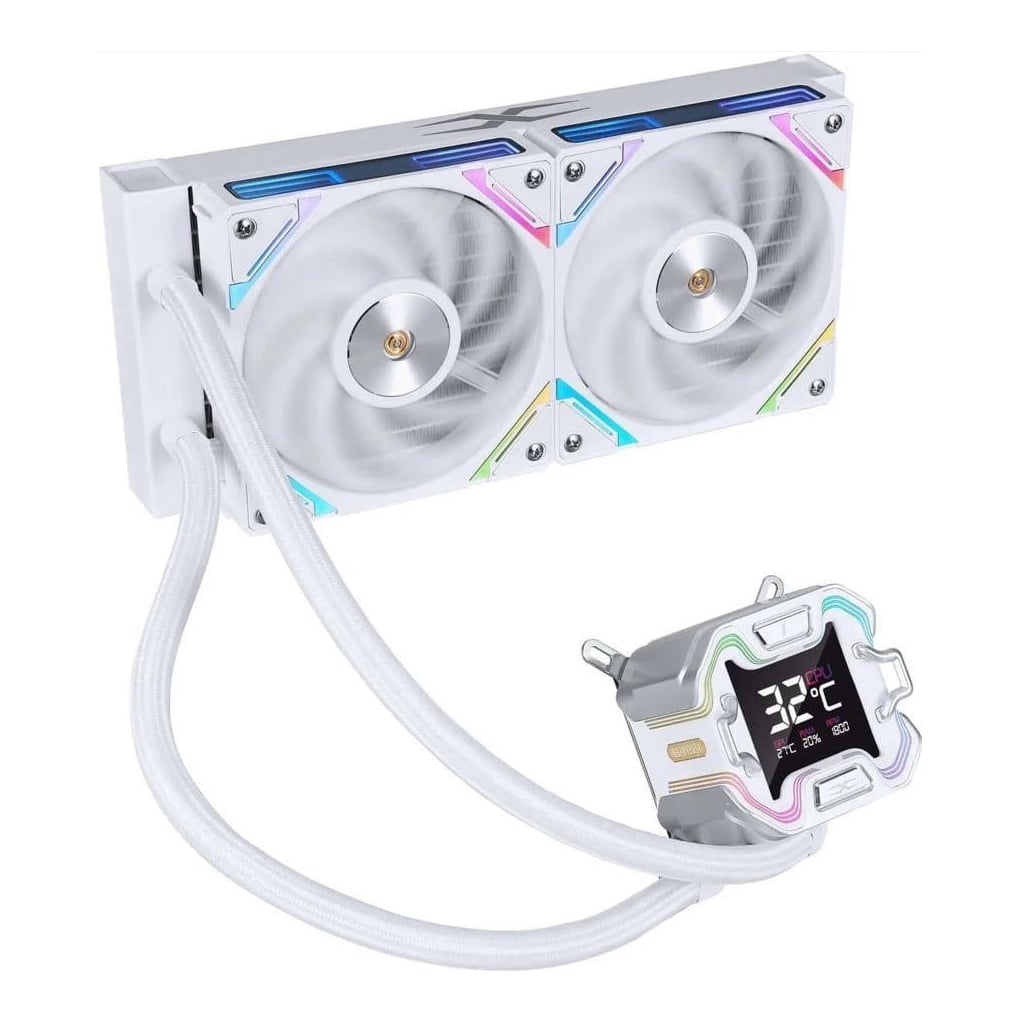 1st PLAYER Cooler Procesor 1stPlayer X-Starship 240E, Lichid, 12 cm, 2 ventilatoare, aRGB