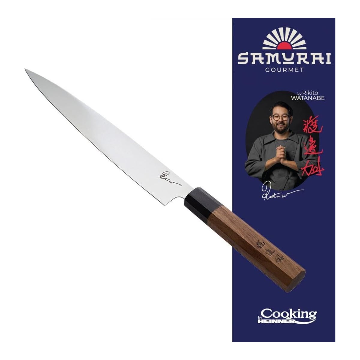 HEINNER Cutit Sujihiki 24 Cm, Rikito Watanabe