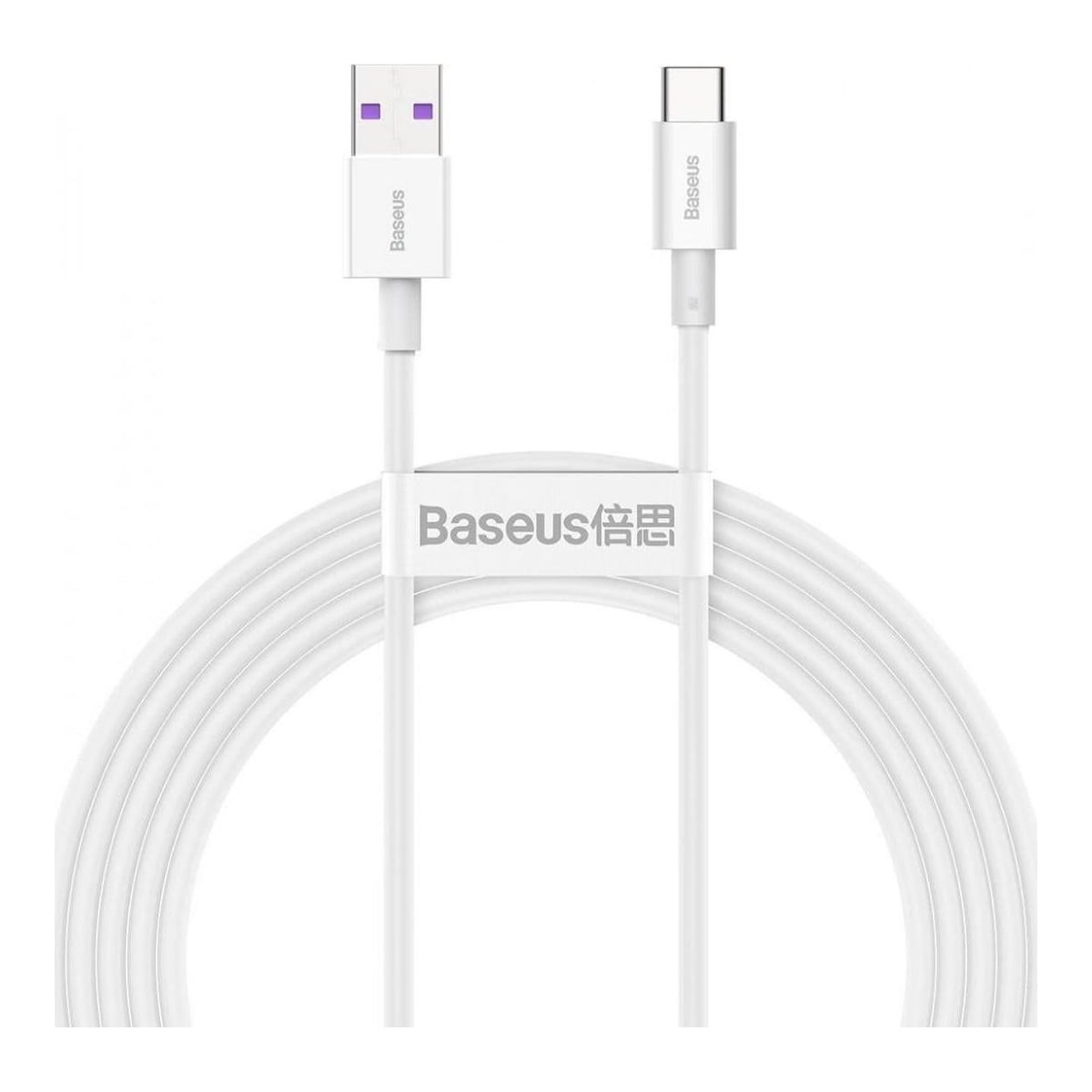 Cablu alimentare si date Baseus Superior, Fast Charging Data Cable pt. smartphone, USB la USB Type-C 66W, 2m, alb