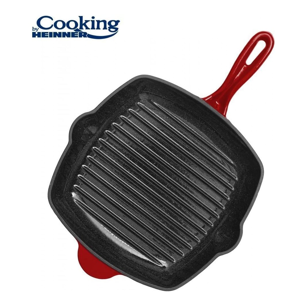 HEINNER Tigaie Grill Fonta 26.5X4.5 Cm, Red Line
