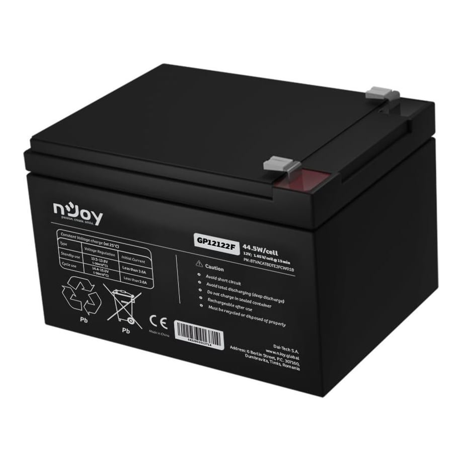 Acumulator Njoy GP12122F 12V