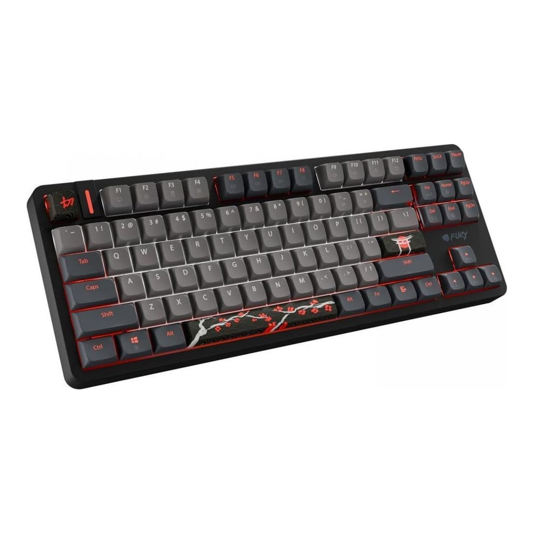 Tastatura Mecanica Gaming FURY Kanabo K6, USB, Negru si Gri