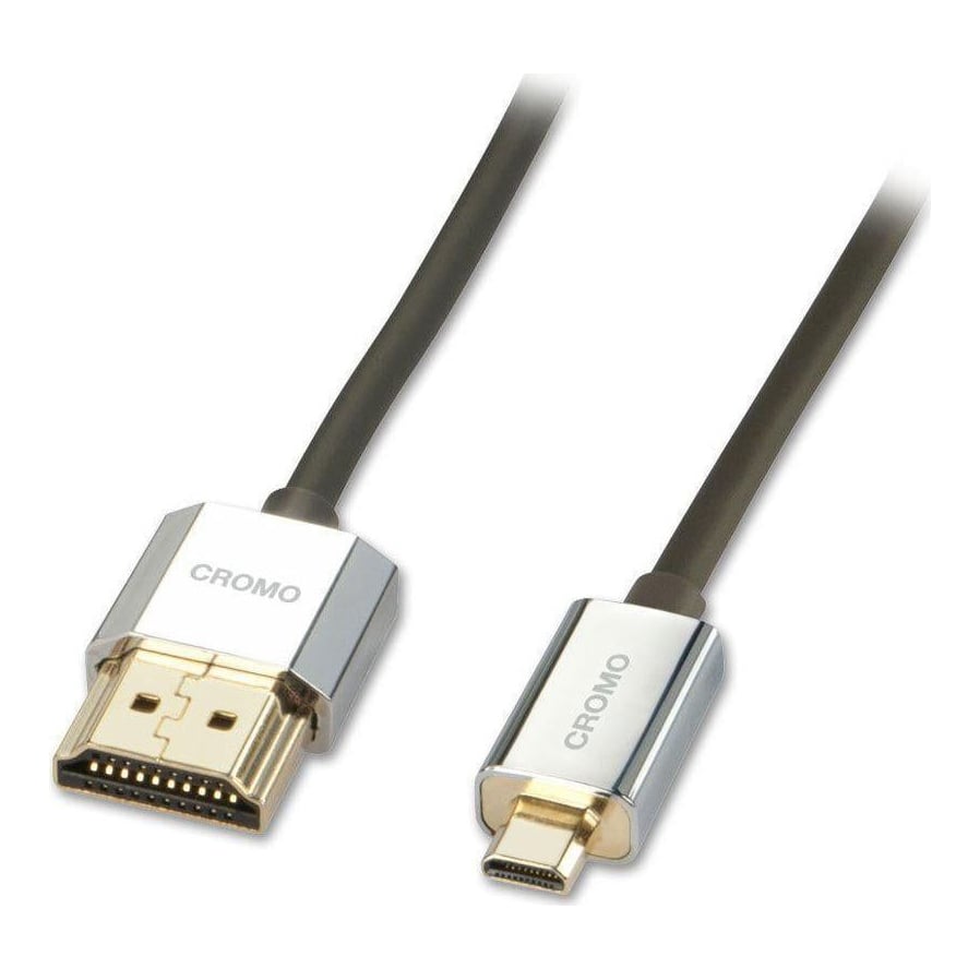 Cablu Lindy HDMI - mHDMI Cromo Slim 2m