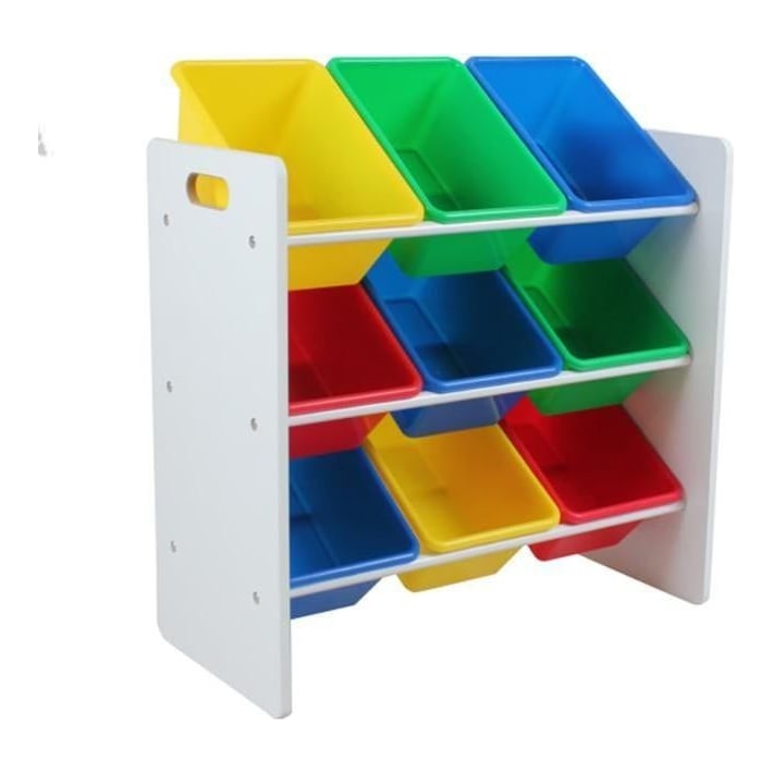 Raft cu 9 cosuri multicolore, U-Grow