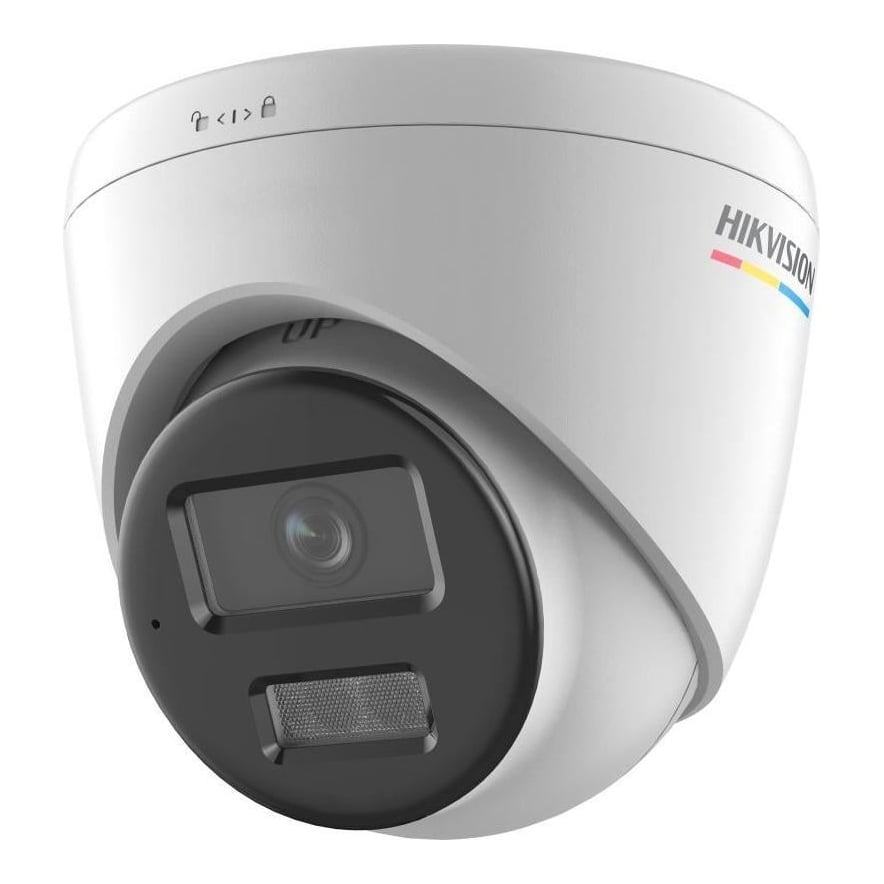 Camera de supraveghere IP Turret 6MP ColorVu 3.0 Hikvision DS-2CD1367G3- LIU(2.8MM), Compresie: 1/2.4" Progressive Scan CMOS Lentila fixa: 2.8mm, Iluminare min: Lumina alba: 30m, microfon incorporat, Slot card de memorie: microSD/microSDHC/microSDXC maxim 512GB, Alarma la evenimente: Motion
