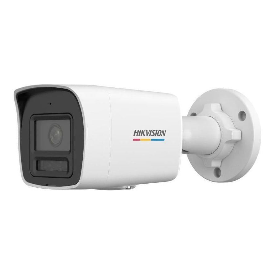 Camera de supraveghere IP Bullet 6MP ColorVu 3.0 Hikvision DS-2CD1067G3- LIU(2.8MM), Compresie: 1/2.4" Progressive Scan CMOS, Lentila fixa: 2.8mm, Iluminare min: Lumina alba: 30m, microfon incorporat, Slot card de memorie: microSD/microSDHC/microSDXC maxim 512GB, Alarma la evenimente: Motion