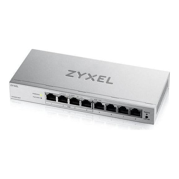 Zyxel GS1200-8HPV3 8P 4POE Webmng Switch