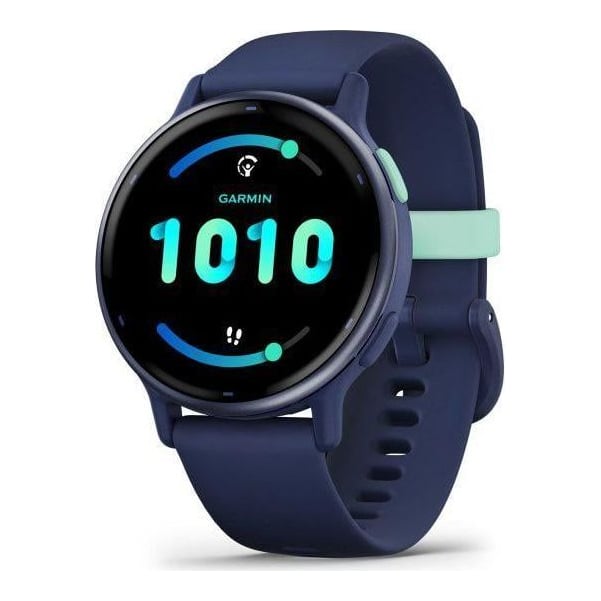 Ceas smartwatch Garmin vívoactive 5 Blue/Blue Metal
