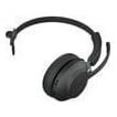 Jabra Evolve2 65 USB-A Black MS Chrg stand Mono, Wireless, Office/Call center, 20 - 20000 Hz, 99.2 g, Headset, Black