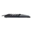 CHERRY KC 4500 ERGO, Full-size (100%), Wired, USB, QWERTZ, Black