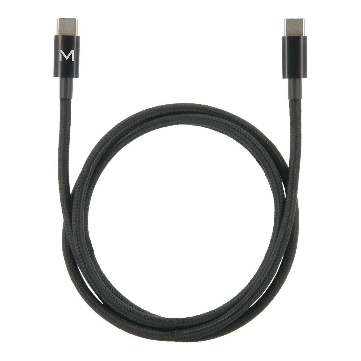 Mobilis 001389, 1 m, USB C, USB C, USB 2.0, 0.48 Gbit/s, Black