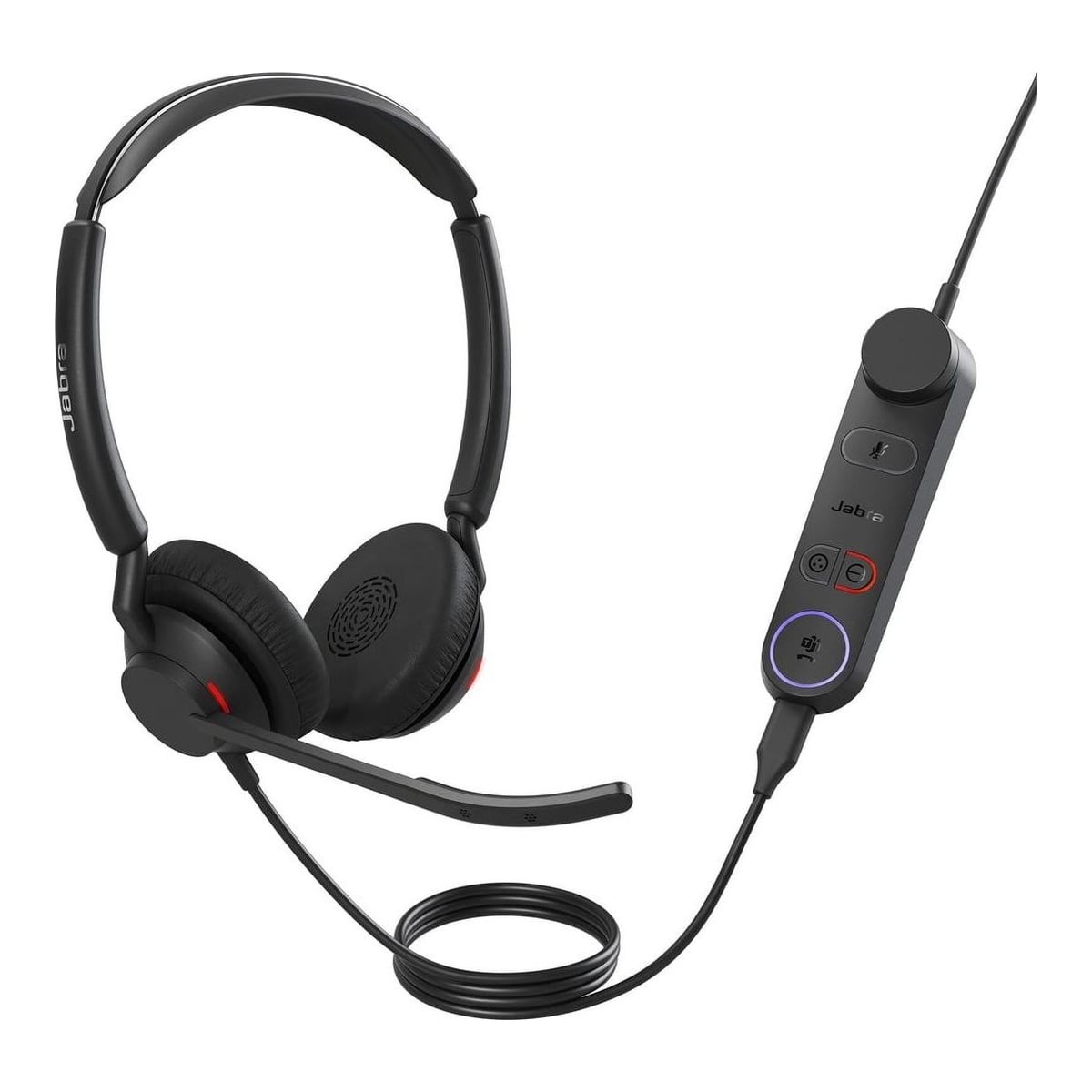 Jabra Engage 50 II - (50 II Link) USB-C/A MS Stereo, Wired, Office/Call center, 152 g, Headset, Black