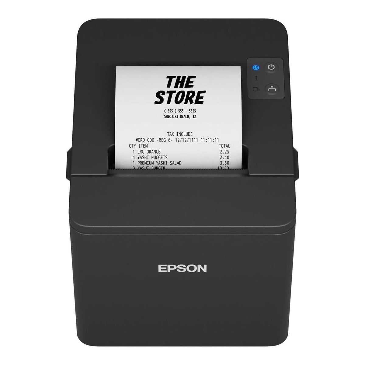 Epson TM-T20IV, Thermal, POS printer, 203 x 203 DPI, 250 mm/sec, 1.25 x 3 mm, 22.6 cpi