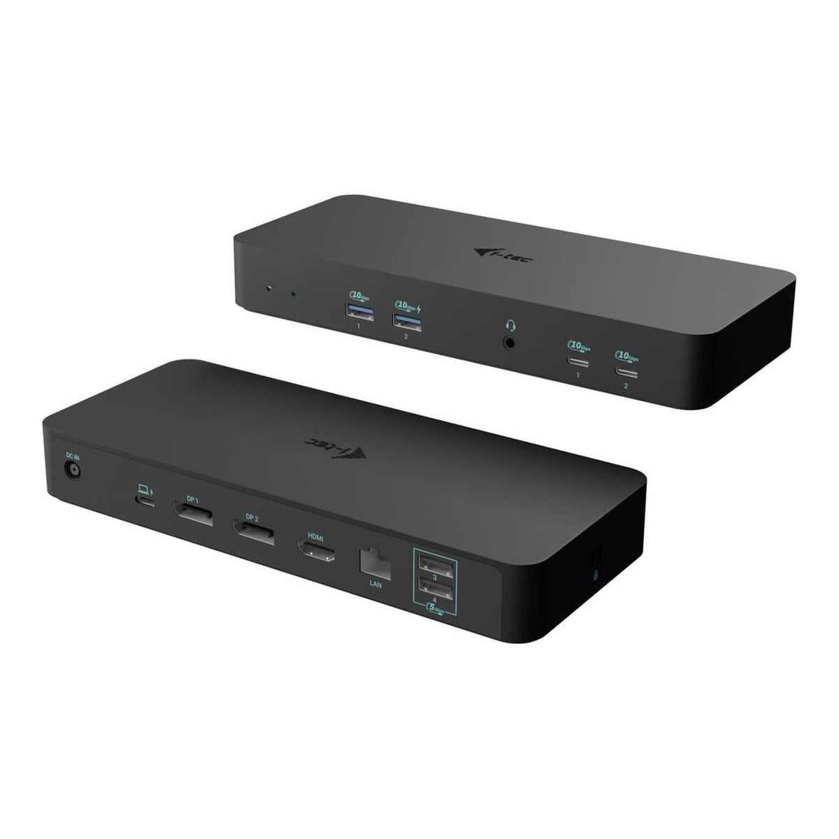 i-tec USB-C Intelligent Triple Display Docking Station + Power Delivery 100W, Wired, USB 3.2 Gen 1 (3.1 Gen 1) Type-C, 100 W, 3.5 mm, 10,100,1000 Mbit/s, Black