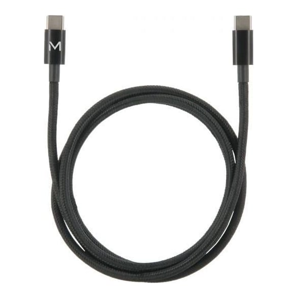 Mobilis 001388, 2 m, USB C, USB C, USB 2.0, 0.48 Gbit/s, Black