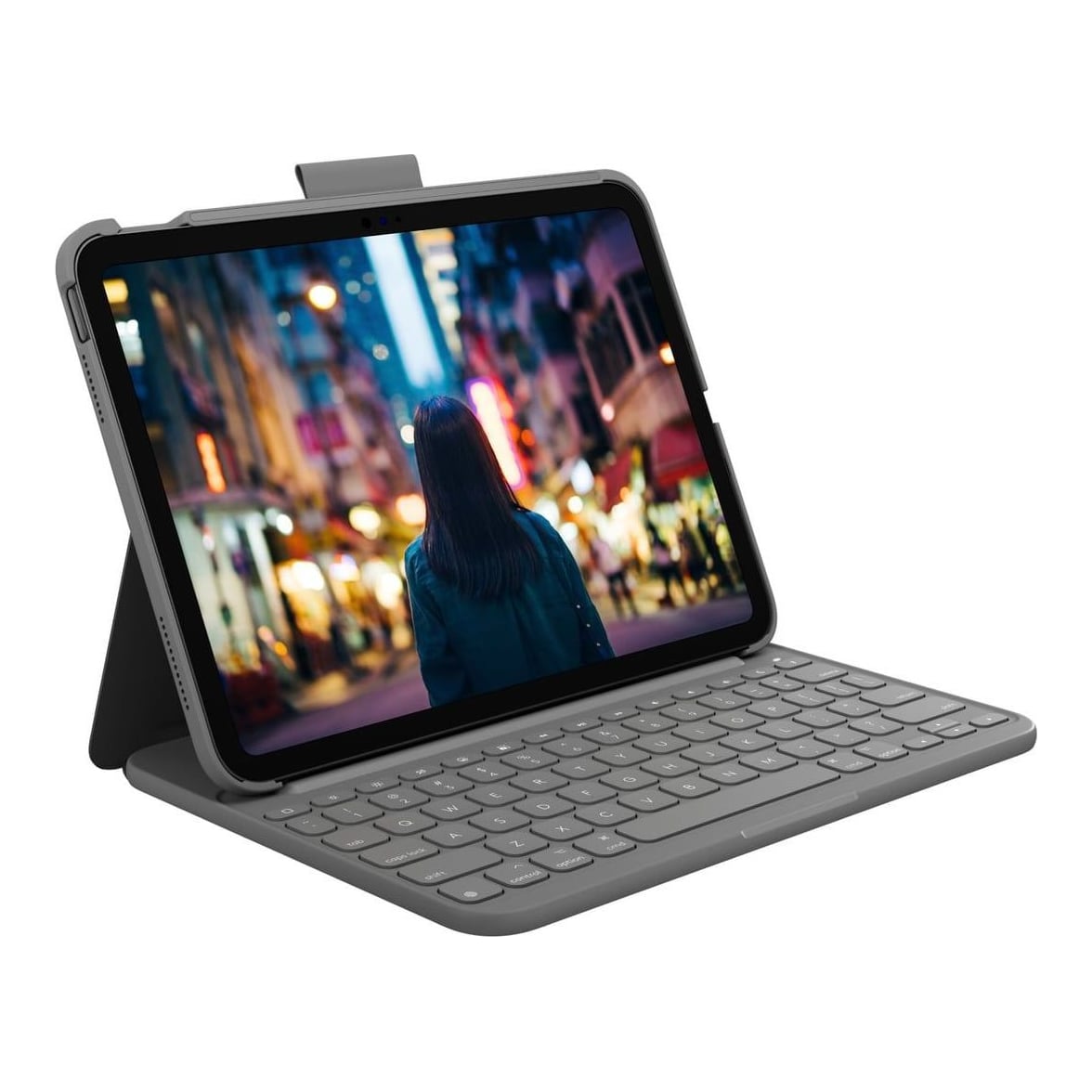 Logitech 920-011423, QWERTZ, German, 1.8 cm, 1 mm, Apple, Slim Folio for iPad (A16) A16 Slim Folio for iPad (10th generation) iPad (10th gen) Slim Folio for...