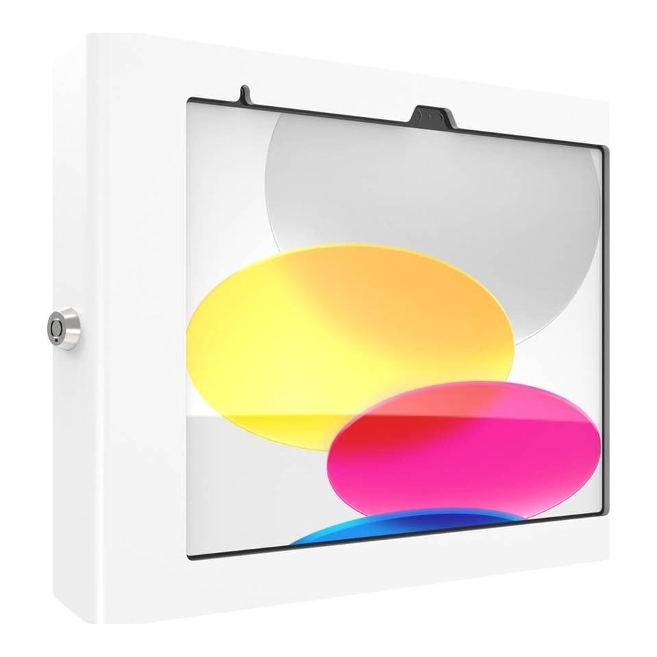 Compulocks iPad 10th-11th (A16) Gen, Apex Enclosure Wall Mount - White, 27.9 cm (11"), Apple, iPad (10th gen.) | 10.9" | 2022 | A2757, A2777 iPad (11th gen. A16) | 11" | 2025 | A3355, A3356