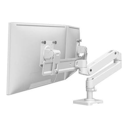 Ergotron LX Pro Series 45-684-290, Clamp, 8.5 kg, 68.6 cm (27"), 100 x 100 mm, Height adjustment, White