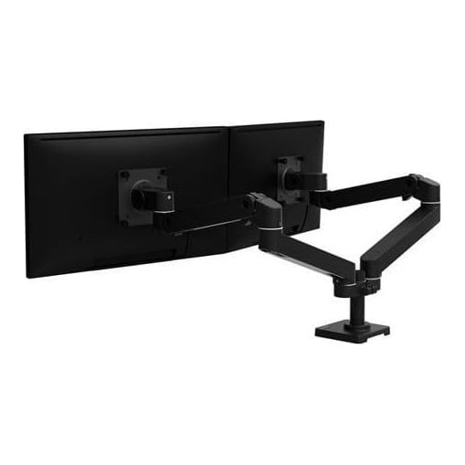 Ergotron LX Pro Series 45-686-292, Clamp, 20 kg, 68.6 cm (27"), 100 x 100 mm, Height adjustment, Black