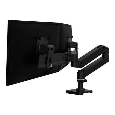 Ergotron LX Pro Series 45-684-292, Clamp, 8.5 kg, 68.6 cm (27"), 100 x 100 mm, Height adjustment, Black