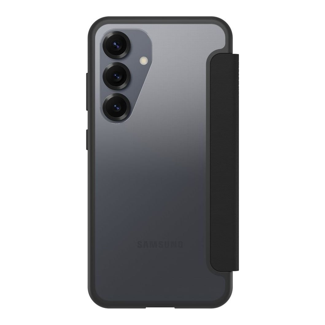 OtterBox React Folio Series for Samsung Galaxy S25, transparent/black - No Retail Packaging, Folio, Samsung, Galaxy S25, 15.8 cm (6.2"), Transparent, Black