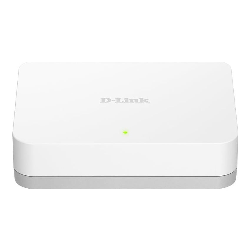 D-Link 5-Port Gigabit Easy Desktop Switch, Unmanaged, Gigabit Ethernet (10/100/1000), Full duplex