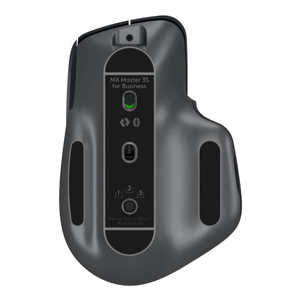 Logitech MX Master 3S for Business, Right-hand, Laser, Bluetooth, 8000 DPI, Graphite