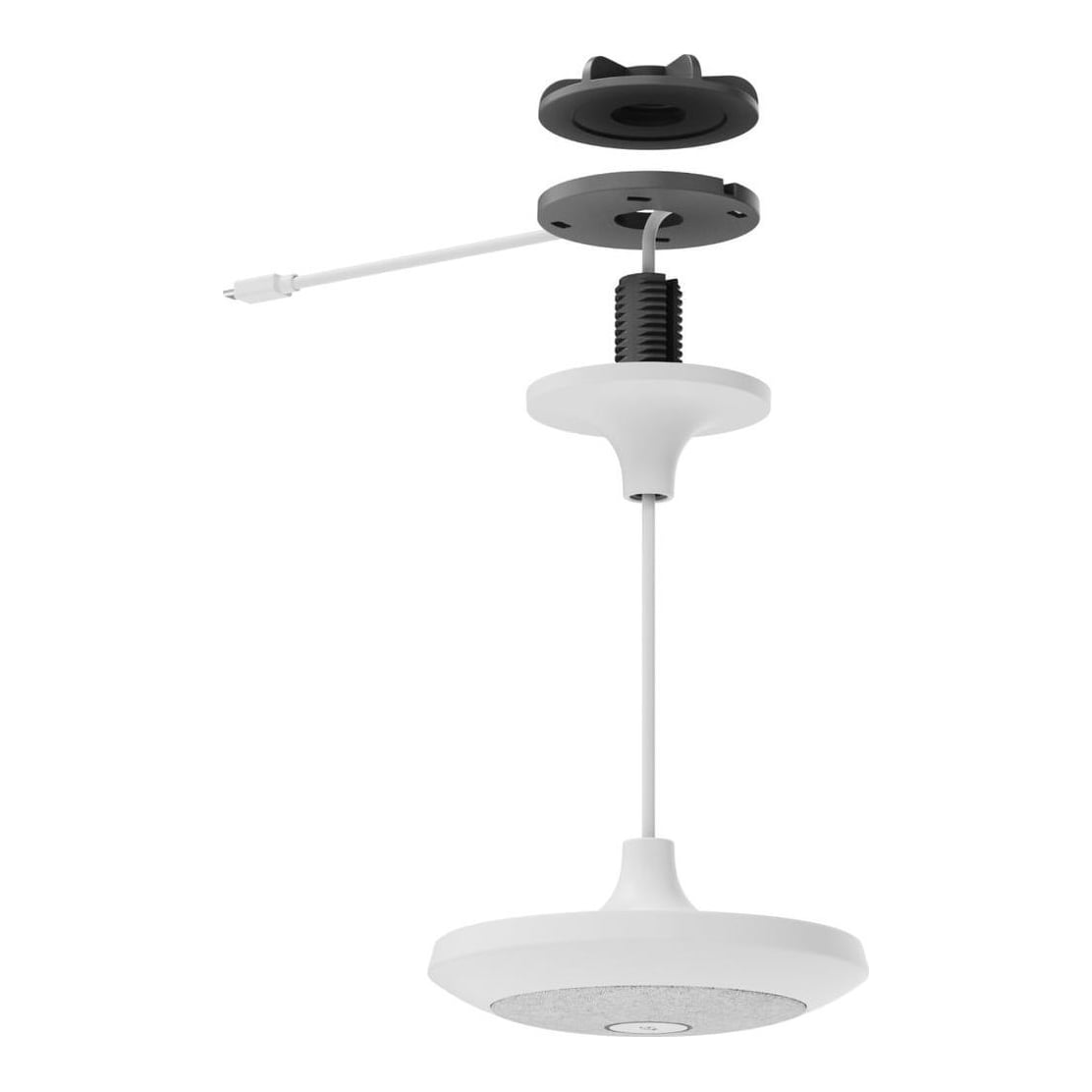 Logitech Mic Pod Pendant Mount, Suspension mount, White