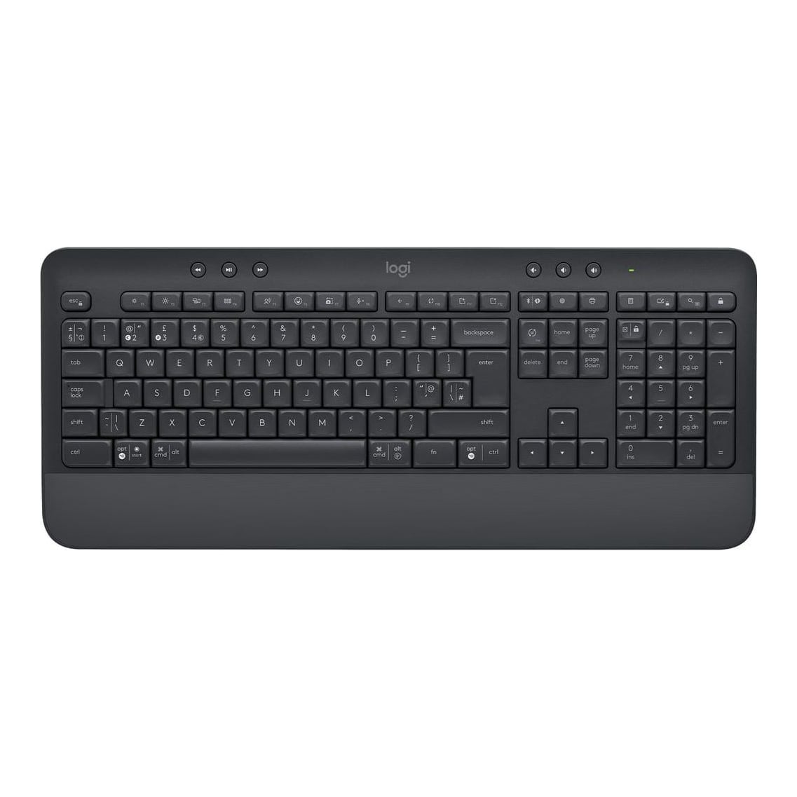 Logitech Signature MK650 Combo for Business, Wireless, Bluetooth, Membrane, QWERTY, Graphite, Mouse included