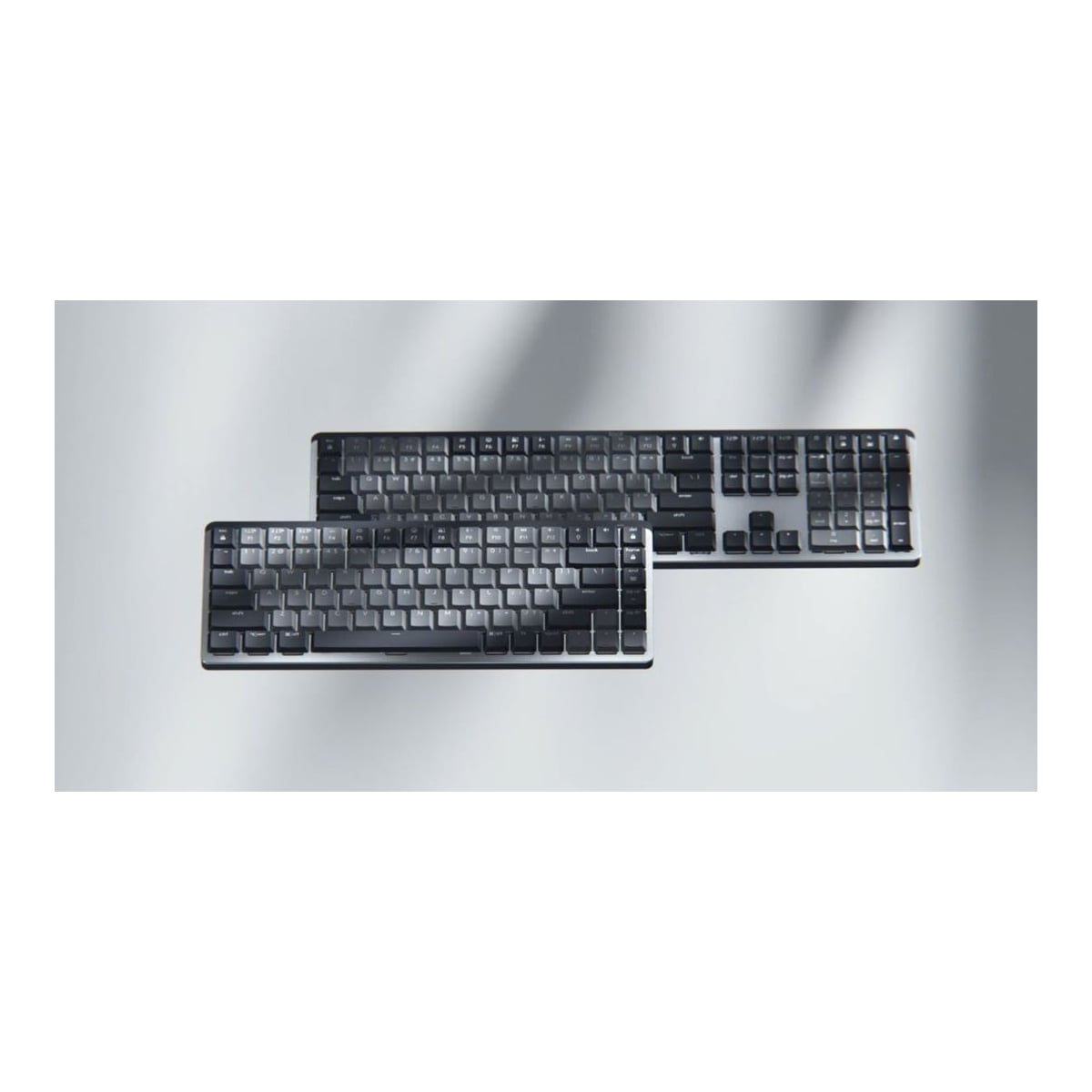 Logitech Master MX Mechanical, Wireless, RF Wireless + Bluetooth, Mechanical, AZERTY, LED, Graphite