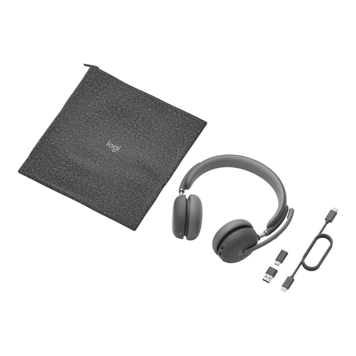 Logitech Zone Wireless 2, Wireless, Office/Call center, 230 g, Headset, Graphite