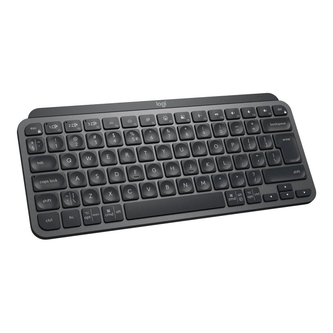Logitech Master MX Keys Mini For Business, Wireless, RF Wireless + Bluetooth, Scissor key switch, QWERTY, LED, Graphite