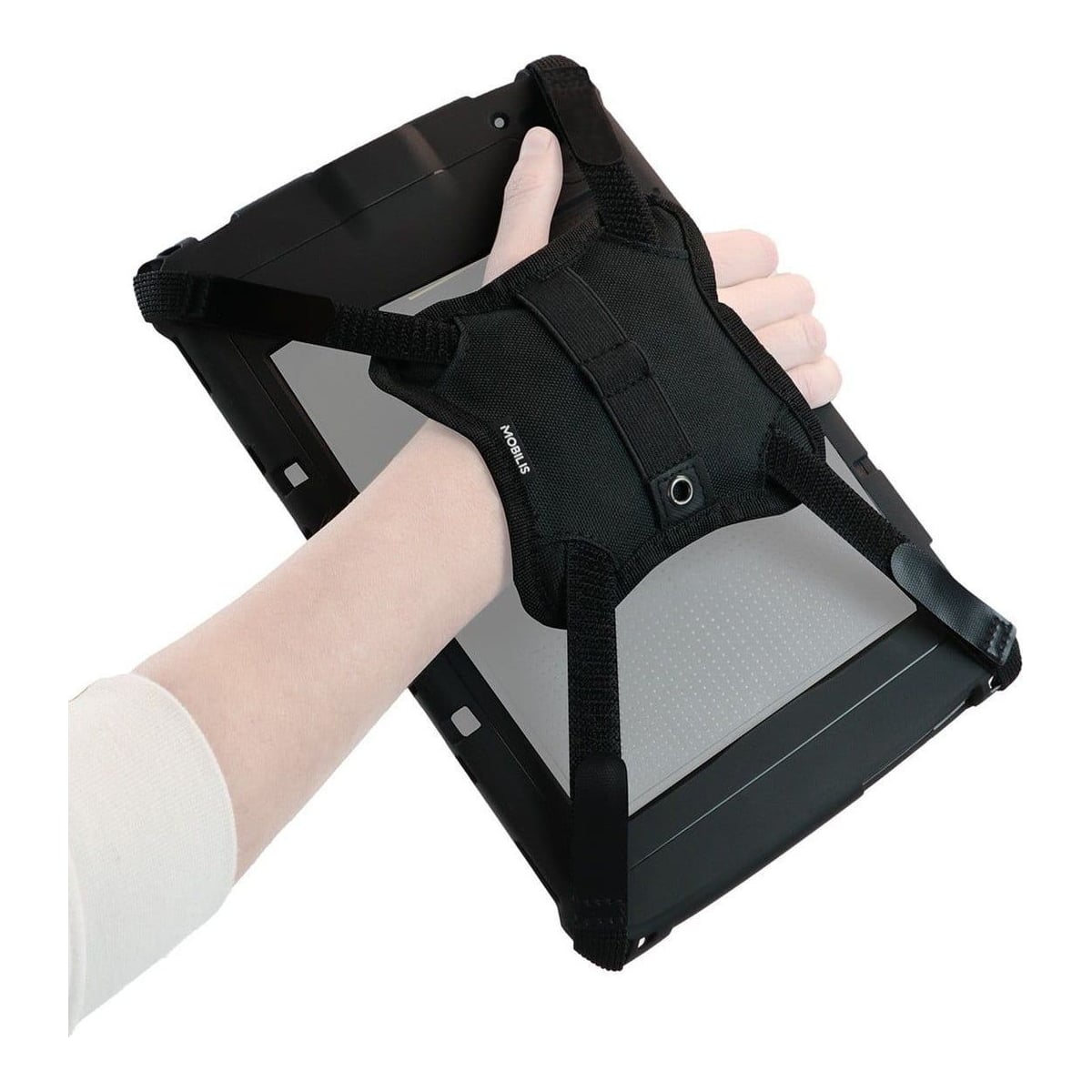 Mobilis 001114, Hand strap, Black, 203.2 - 254 mm (8 - 10"), Zebra, ET40-45 8’’ & 10’’, 210 mm