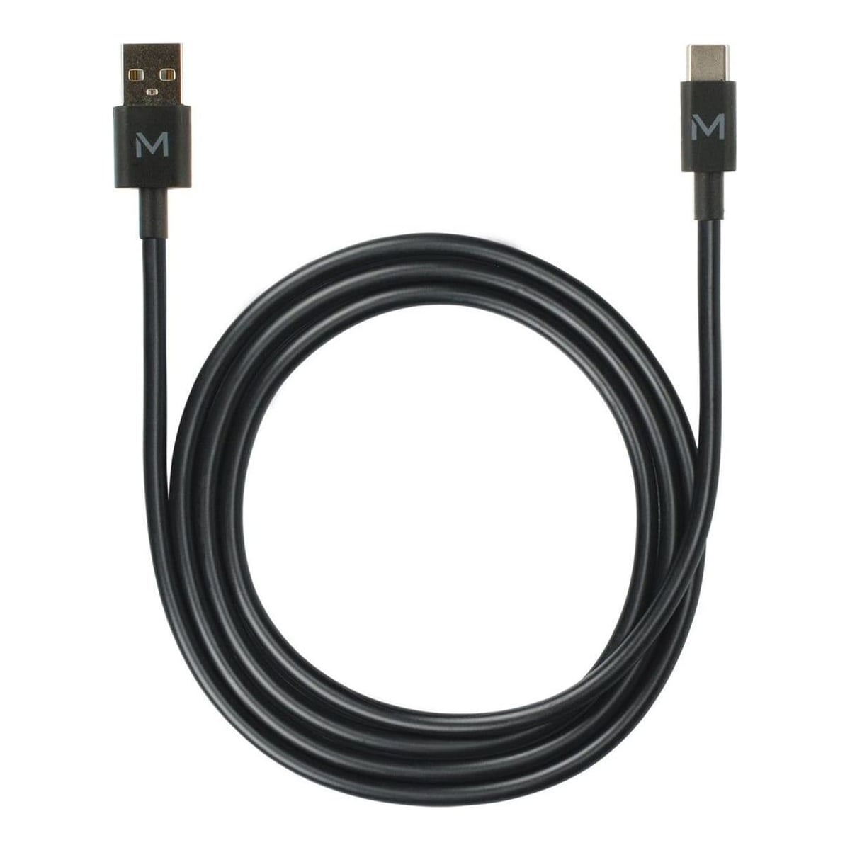 Mobilis 020013, 1 m, USB A, USB C, 0.48 Gbit/s, Black