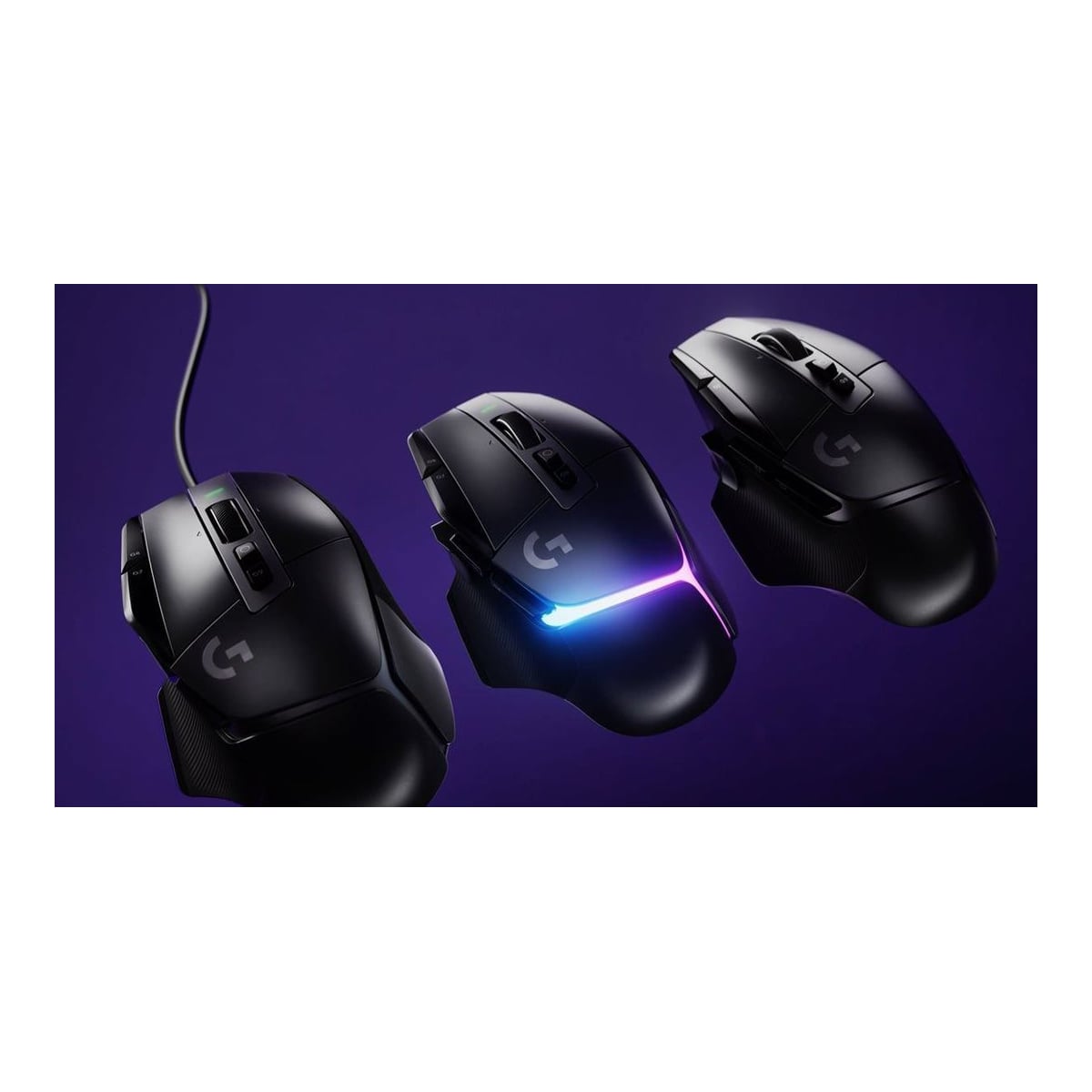 Logitech G G502 X LIGHTSPEED Wireless Gaming Mouse, Right-hand, Optical, RF Wireless, 25600 DPI, White
