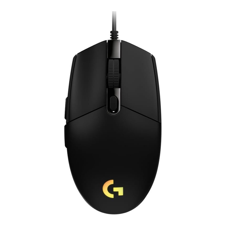 Logitech G G203 LIGHTSYNC Gaming Mouse, USB Type-A, 8000 DPI, 1 ms, Black