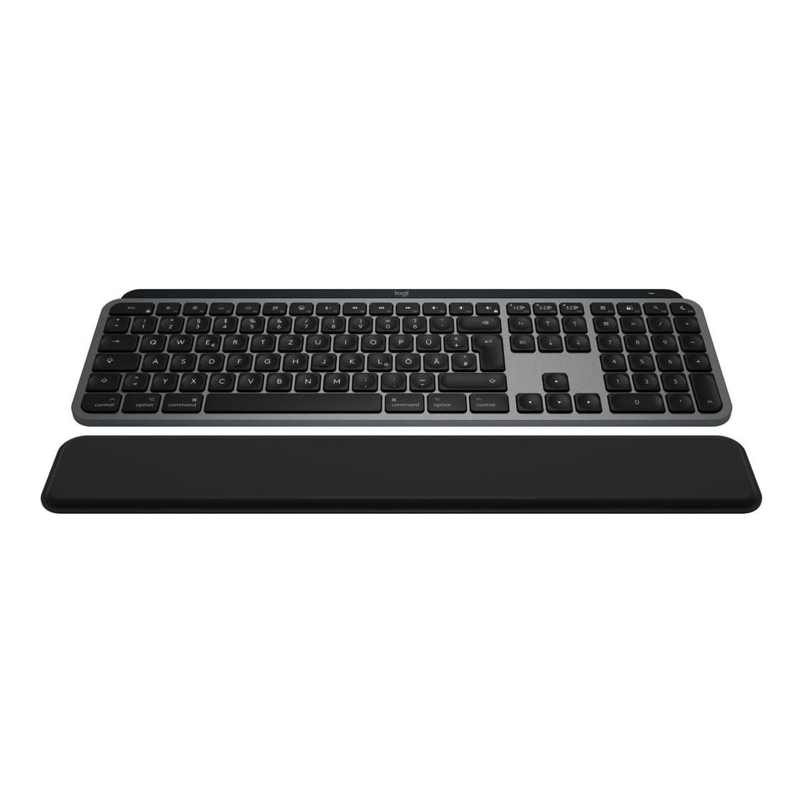 Logitech MX Keys S Combo for Mac, Wireless, Bluetooth, Scissor key switch, QWERTZ, LED, Grey